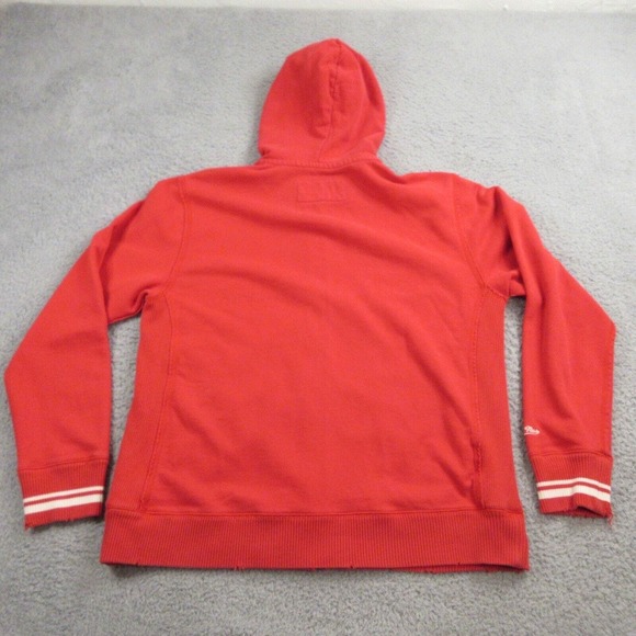Mitchell & Ness Mens 49ers Niners San Francisco Hoodie size L Full Zip Distress - Picture 8 of 12